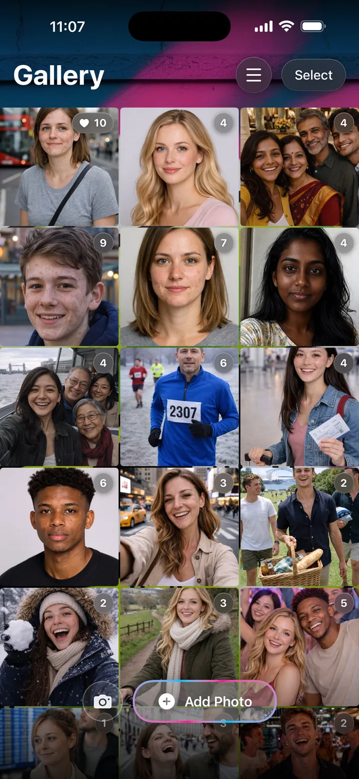 Enhancement library grid in Tweaky